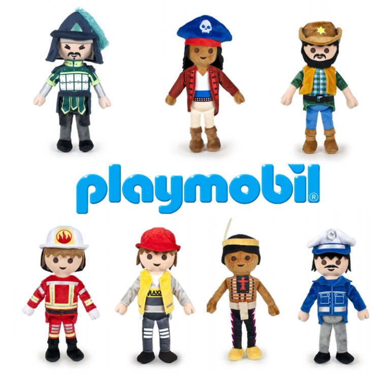 PLAYMOBIL Plüsch Mongole – Superweicher Kuschelsamurai, Ca. 30 Cm, Waschbar