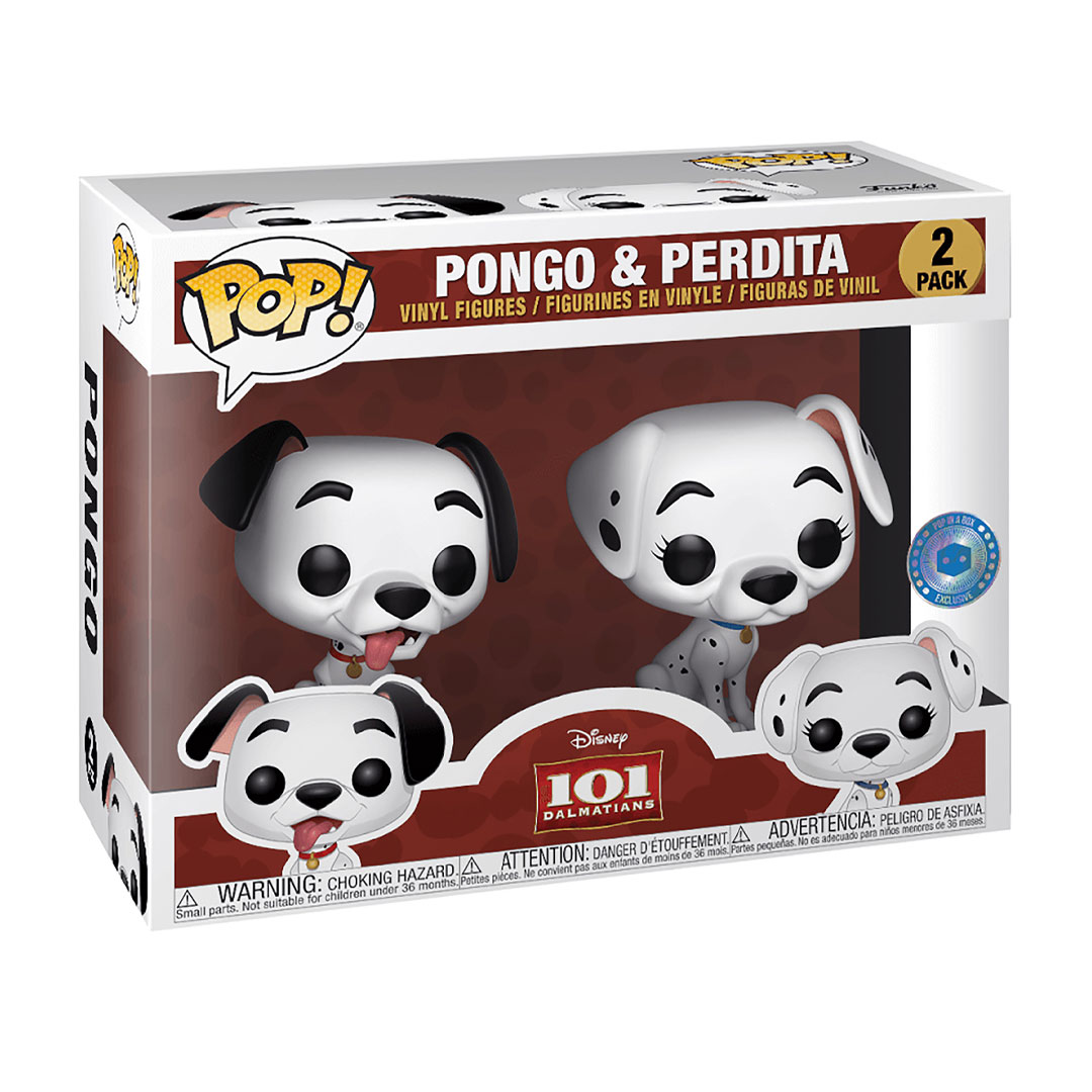 Disney 101 Dalmatians Pongo & Perdita Funko POP! Vinyl Figures 2 Pack - Image 2