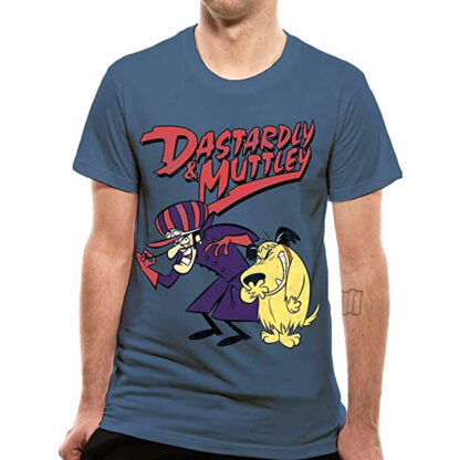 dastardly & muttley tee on person