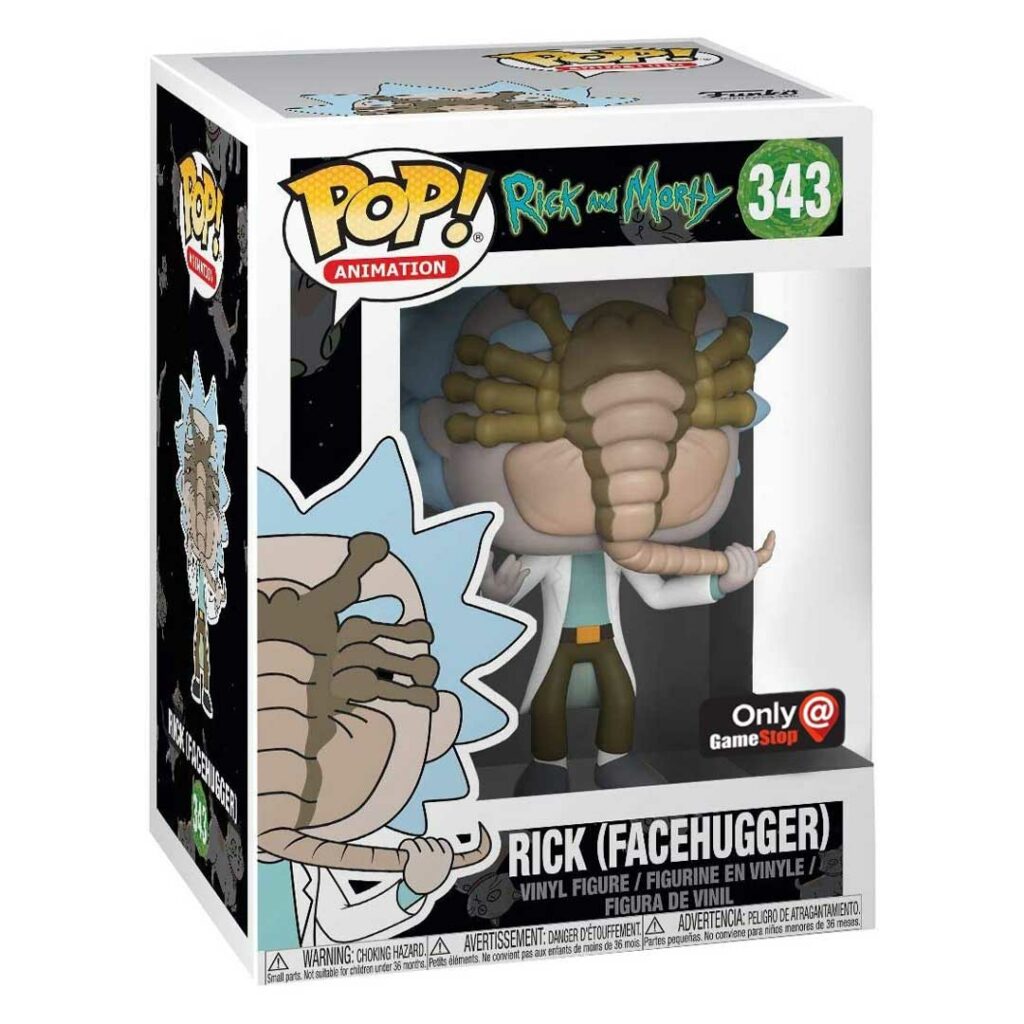 Rick & Morty Funko POP! Vinyl 343 Facehugger Rick GeekVault