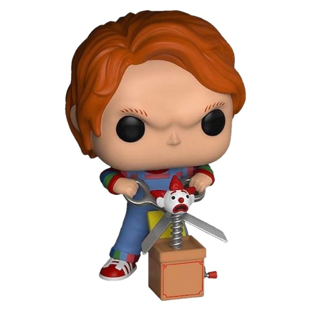 Funko POP! Movies: Child´s Play 3 - Chucky Half Face Battle Damage Exclusive 798 - View #8