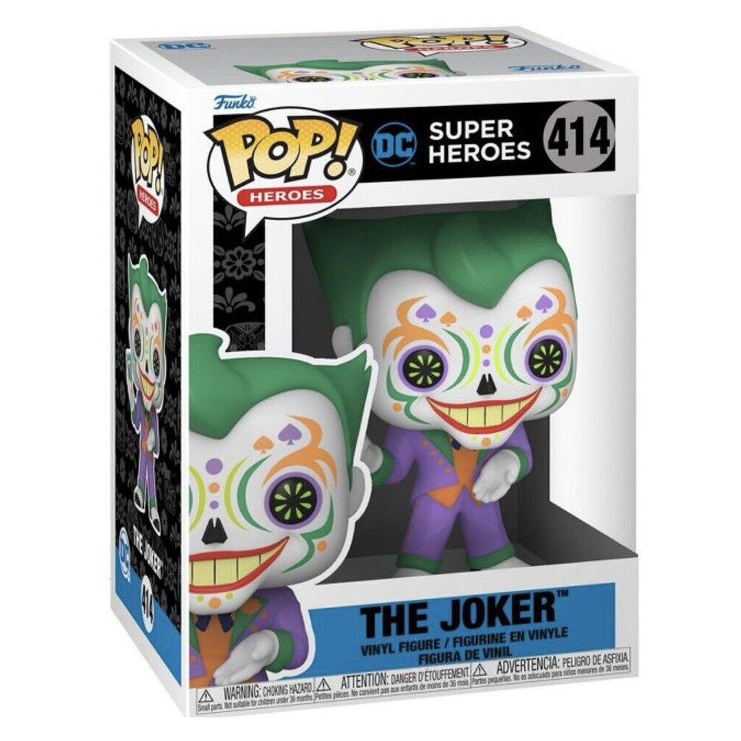 Dia De Los DC Funko POP! Vinyl #414 Joker GITD Box