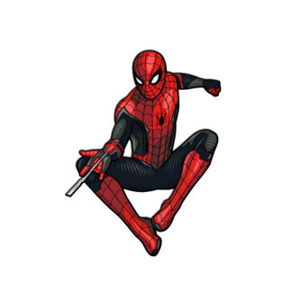 Marvel: No Way Home: FiGPiN Pin Badge: Spider-Man (Black & Red Suit)