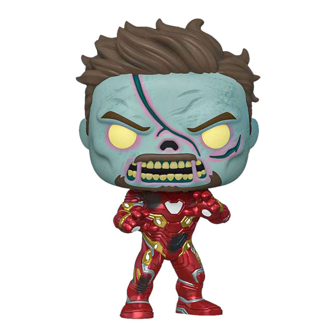 Marvel What if...? Funko POP! Vinyl #944 Zombie Iron Man GITD EXC.