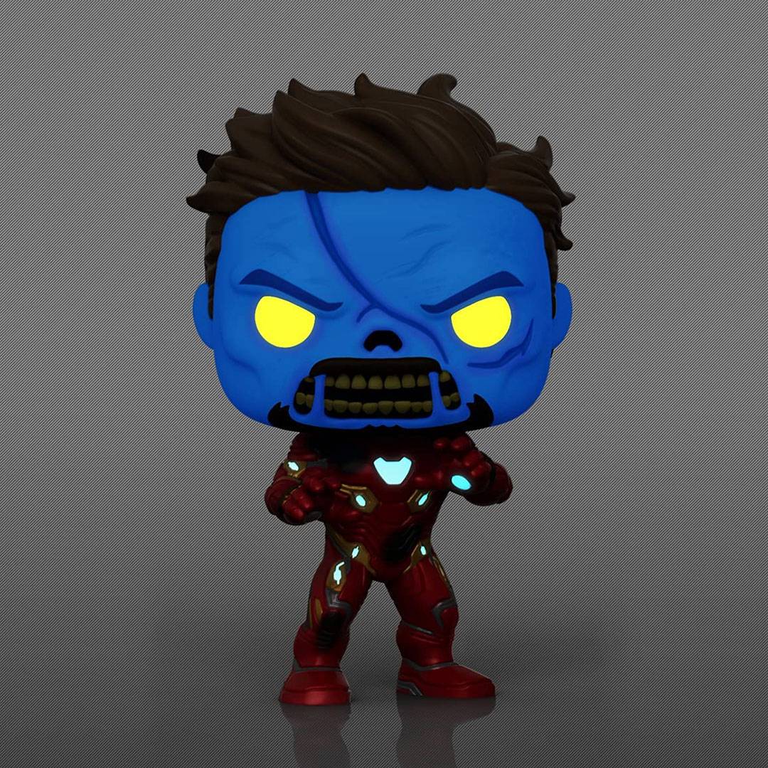 Marvel What if...? Funko POP! Vinyl #944 Zombie Iron Man GITD EXC. - Image 2