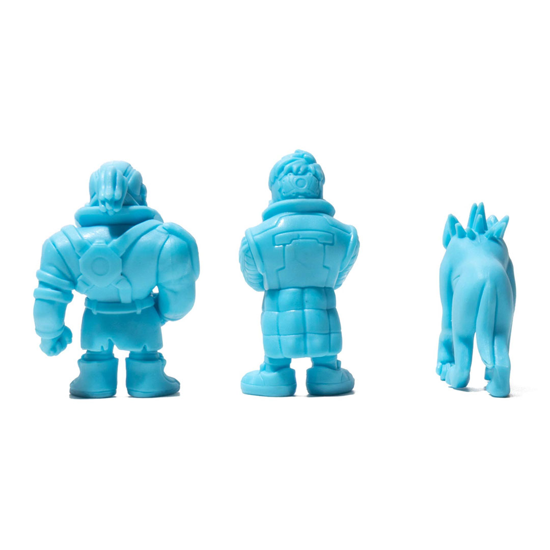 Cyberpunk 2077 Monos Mini Figure 3 Pack Voodoo Boys - Series 1 Blue - Image 3