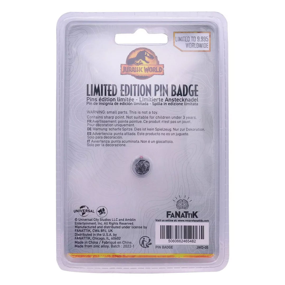 Jurassic World: Raptor Trainer Limited Edition Pin Badge - Image 5