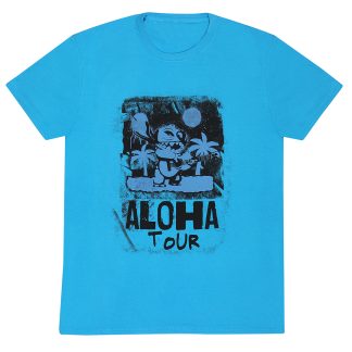Disney Lilo and Stitch – Mono Blue 'Aloha Tour' T-Shirt