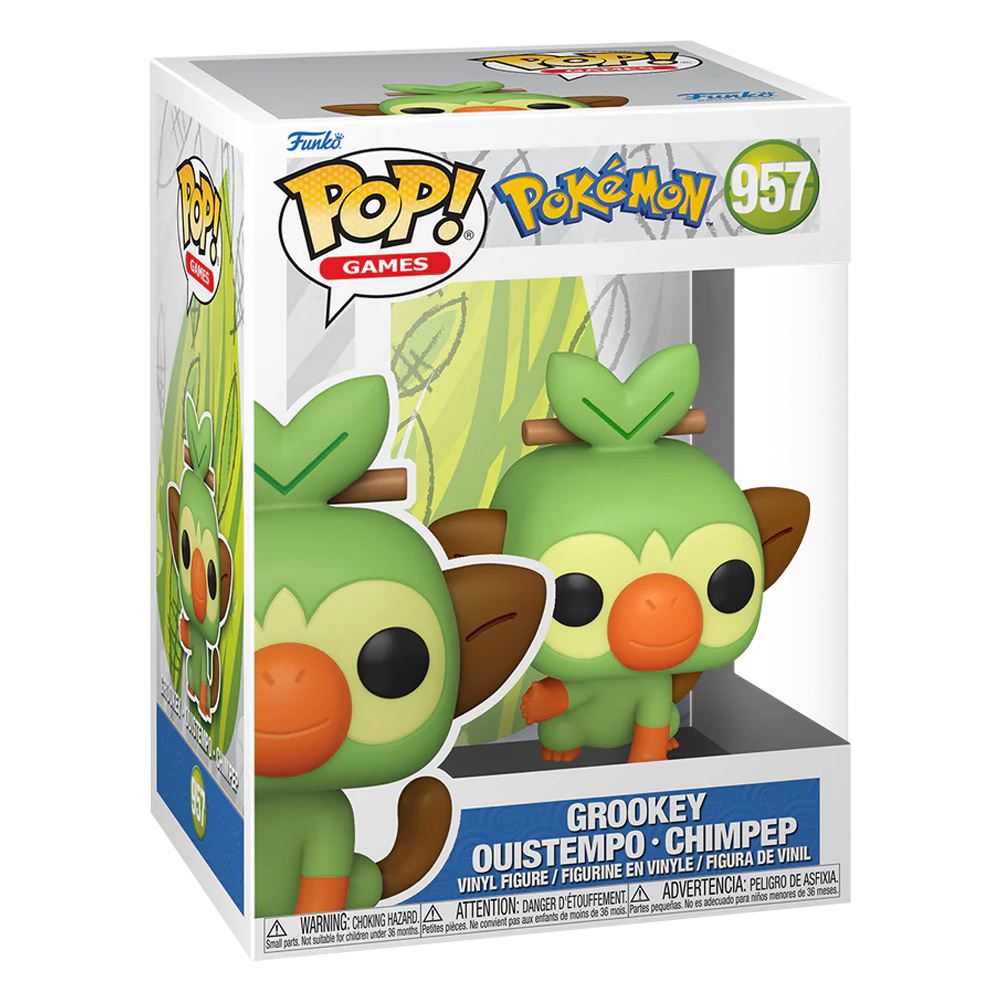 Pokemon Funko POP! Vinyl #957 Grookey - Image 2