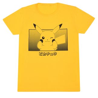 Pokemon – Pikachu Katakana ( T-Shirt)