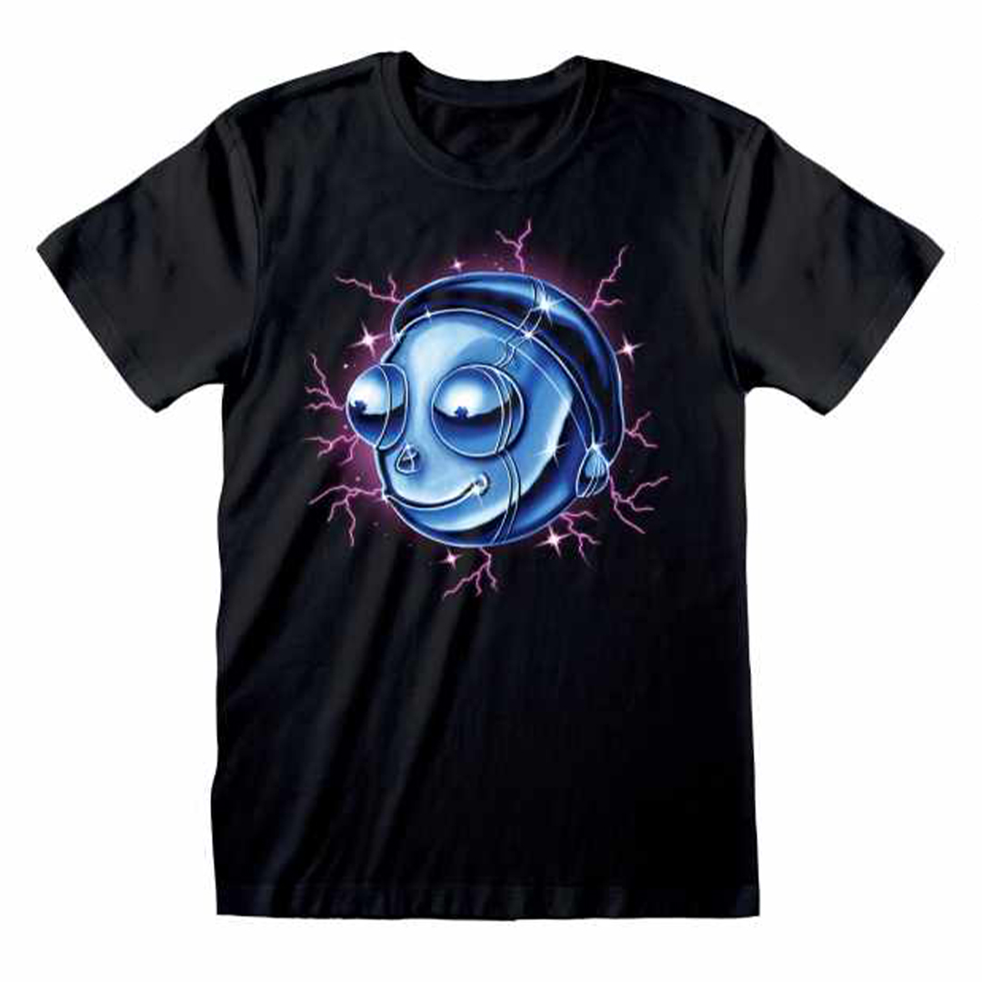Rick And Morty – Chrome Effect T-Shirt Front