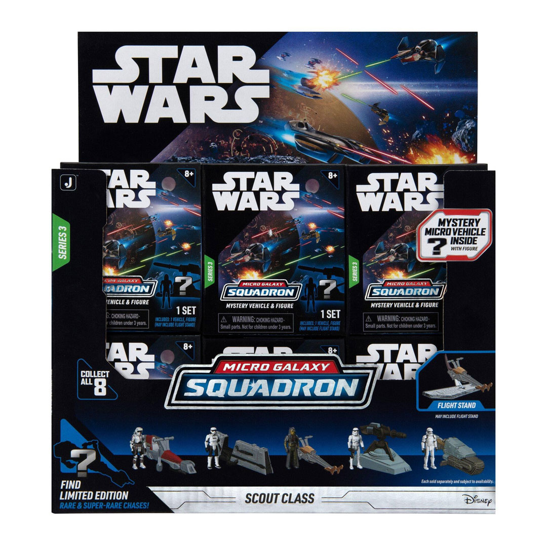 Star Wars Micro Galaxy Mystery Blind Vehicle & Figure Scout Class - Image 4