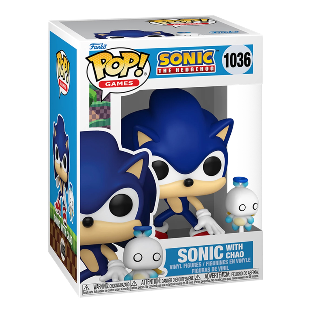 Sonic Funko POP! Vinyl #1036 Sonic with Chao box