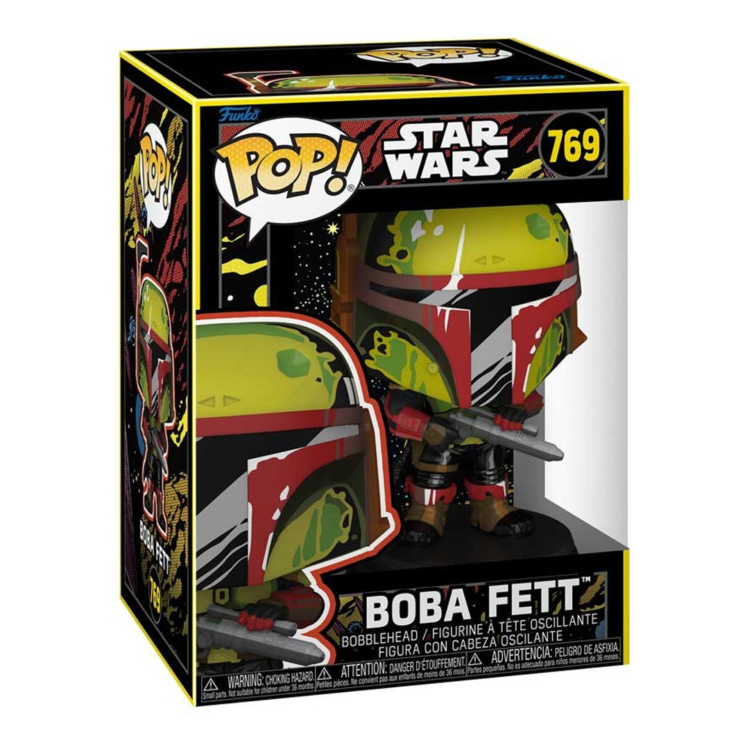Star Wars: Retro Series Funko POP! Vinyl #769 Boba Fett - Image 2