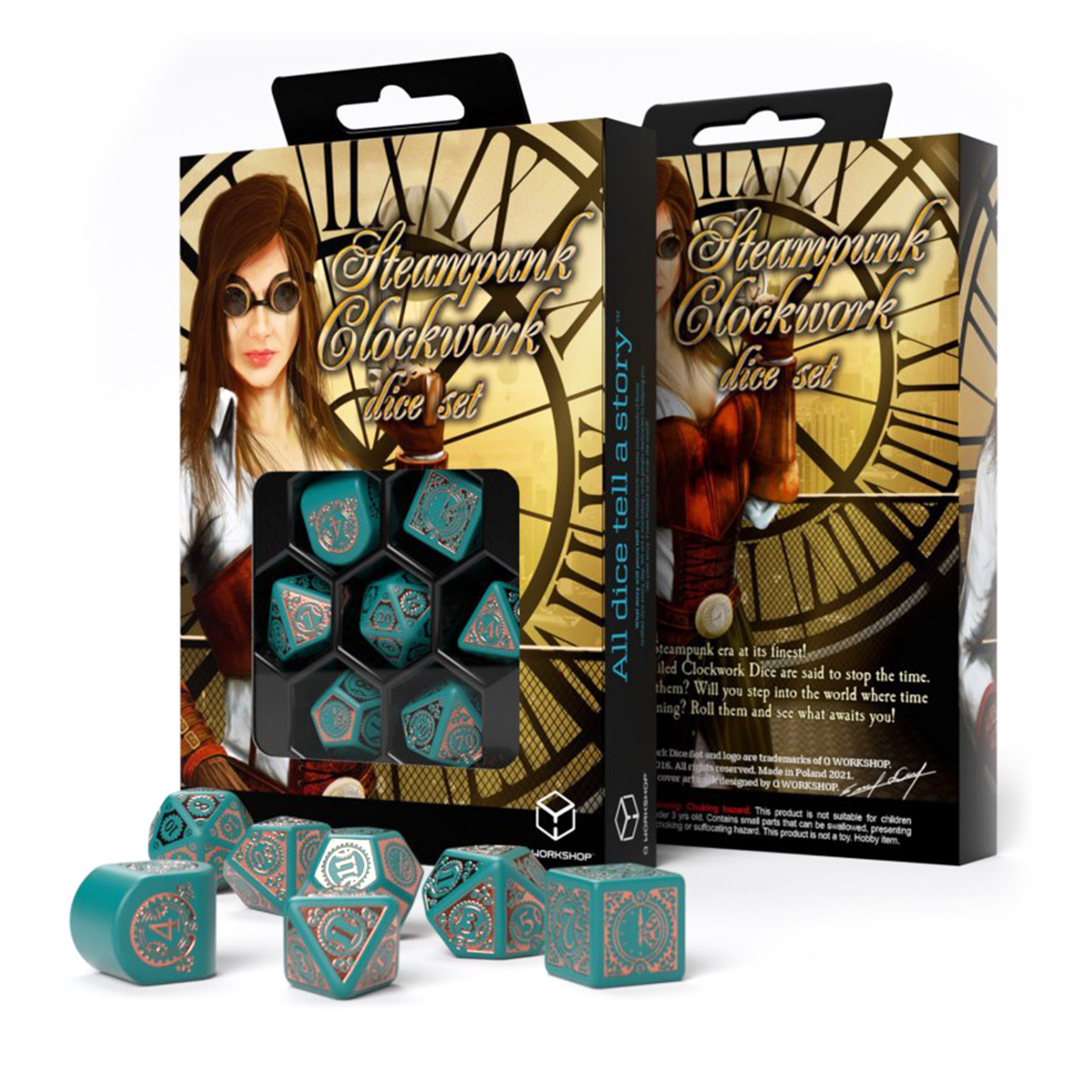 Steampunk Clockwork Dice Set – Nautical Apparatus - Image 2