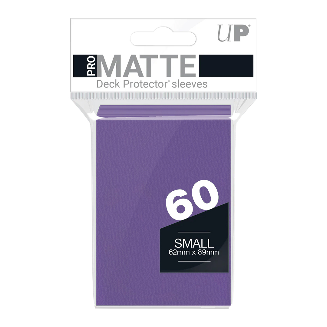 Pro-Matte Purple Small Deck Protector Sleeves 62x89mm 1 Pack 60pcs
