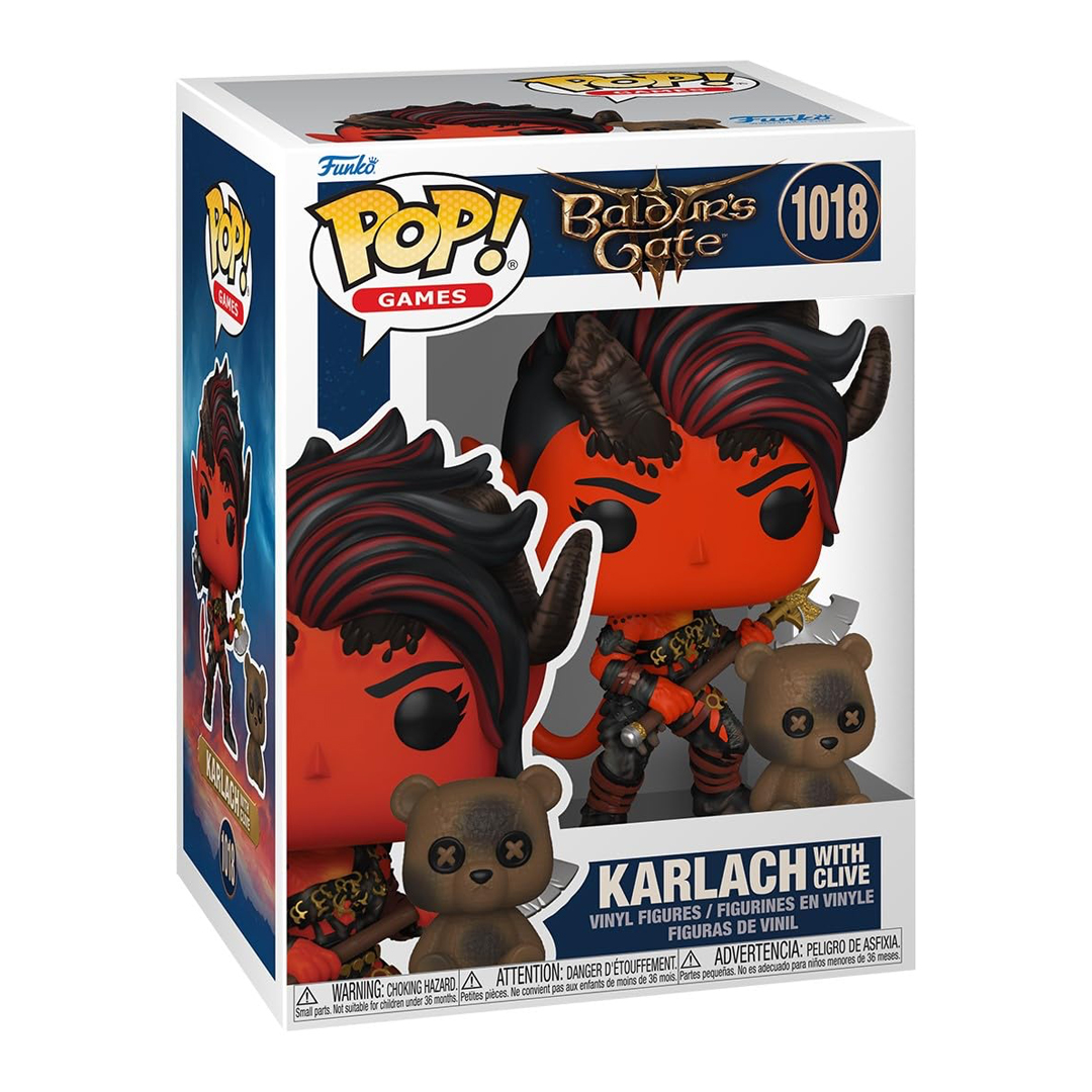 Baldurs Gate Funko POP! Vinyl & Buddy #1018 Karlach With Clive - Image 2