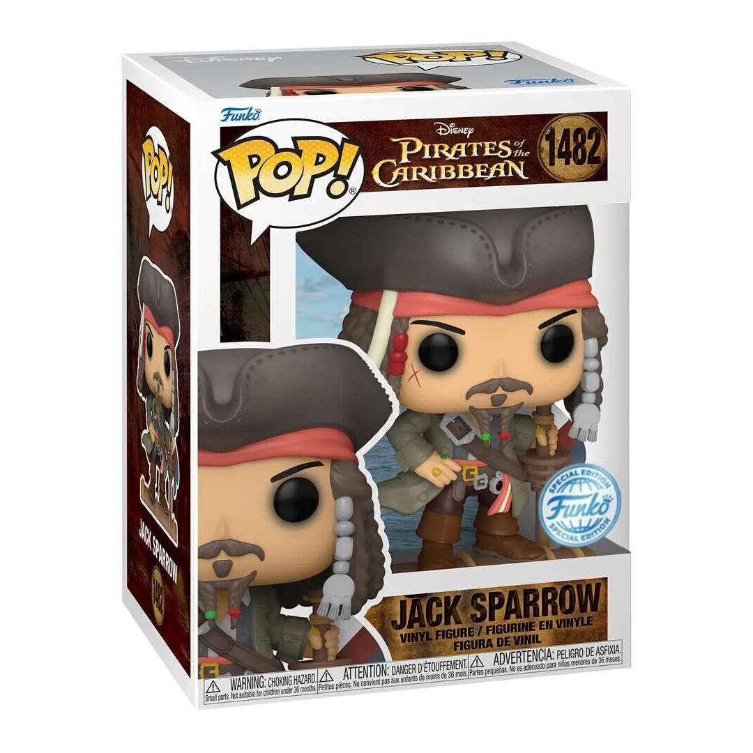 Pirates of the Caribbean Funko POP! Vinyl #1482 Jack Sparrow Exc. box