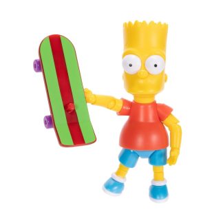 The Simpsons: Bart with Skateboard 12cm Collectible Figure