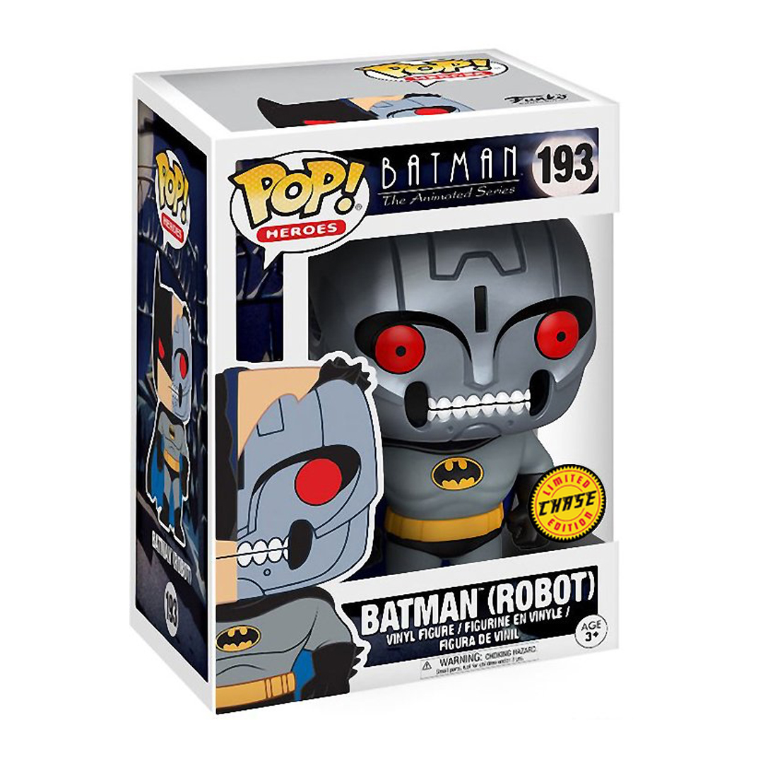 DC Funko POP! Vinyl #193 Batman (Robot) Chase Exc. - Image 2