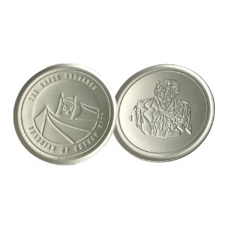 DC Comics Batman Set of 4 Embossed Metal Coasters