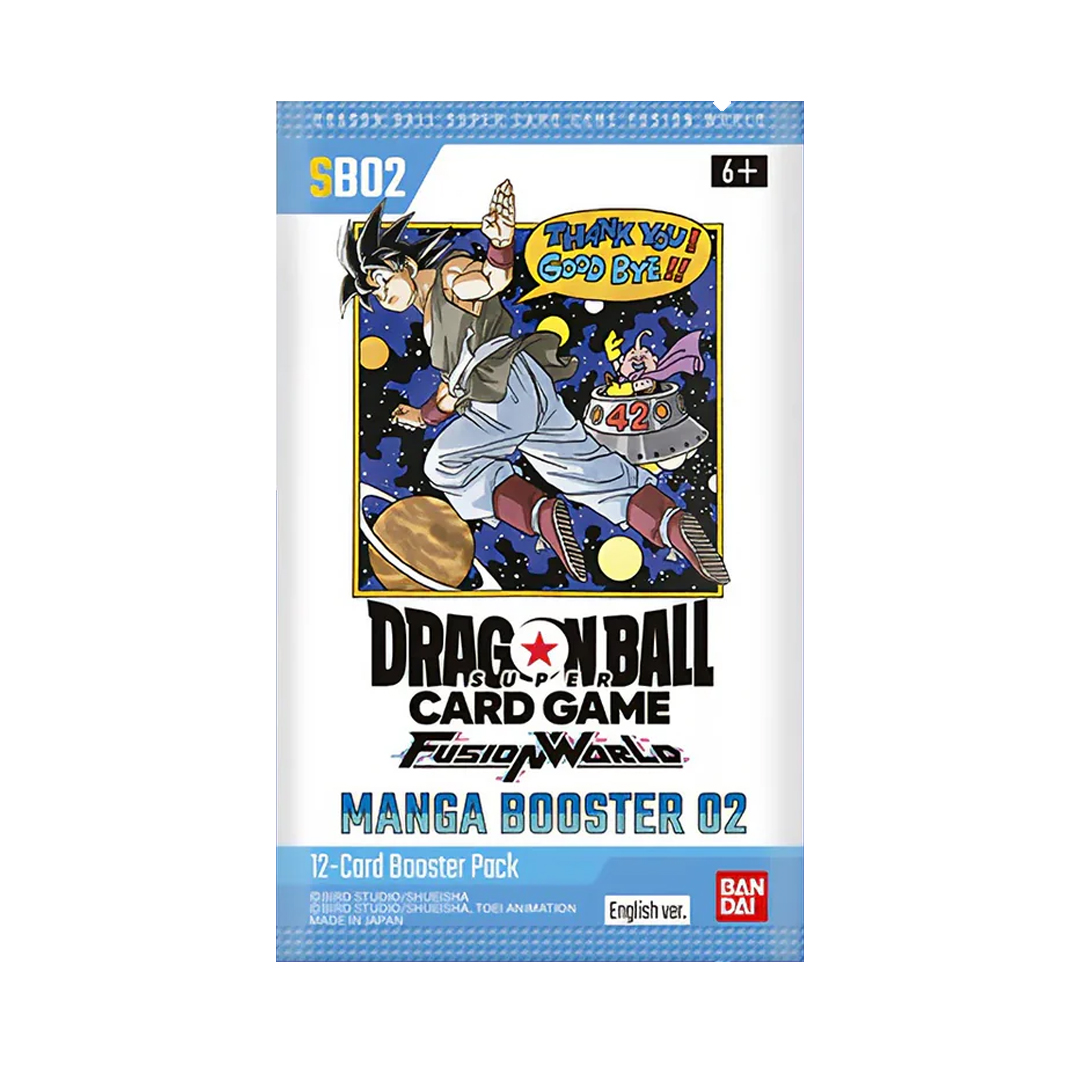 Dragon Ball Fusion World: Manga Booster 02 – Booster Pack SB02 (12 Cards)