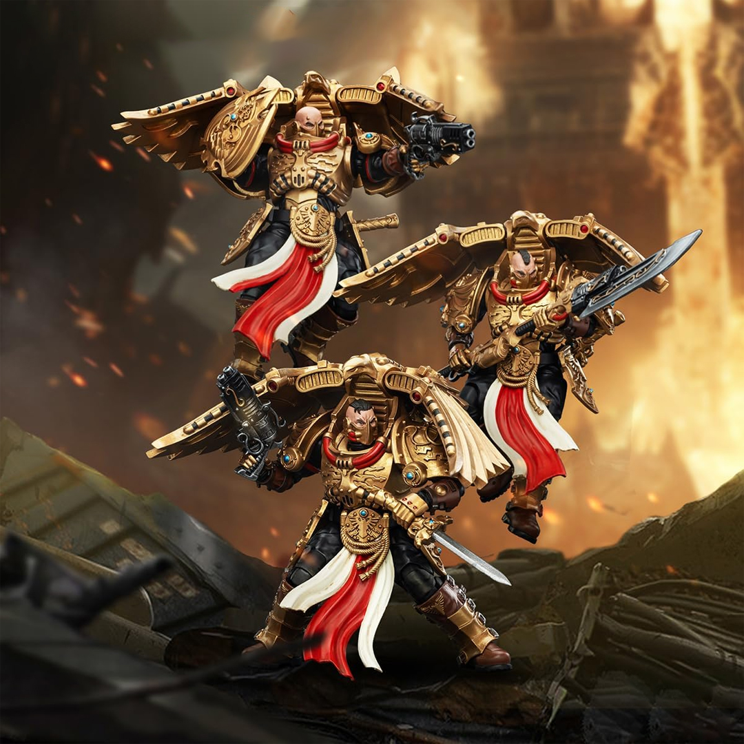 JoyToy – Warhammer 40k: Legio Custodes Custodian Venatari Squad Venatari with Kinetic Destroyer - Image 8