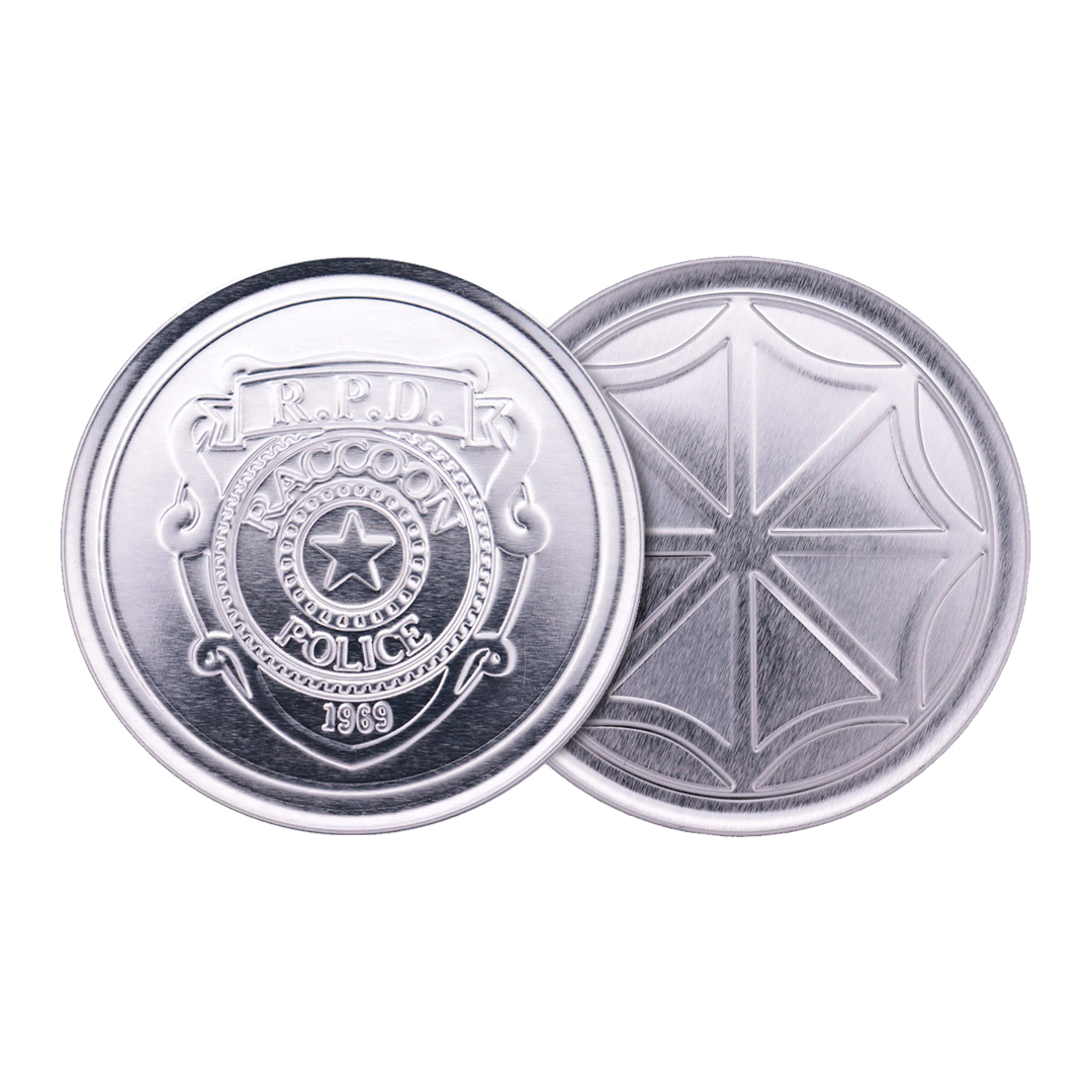 Resident Evil Set of 4 Embossed Metal Coasters