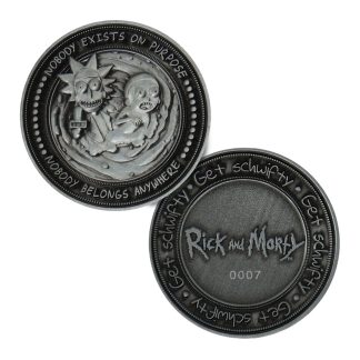 Ricky & Morty Limited Edition Collectible Coin