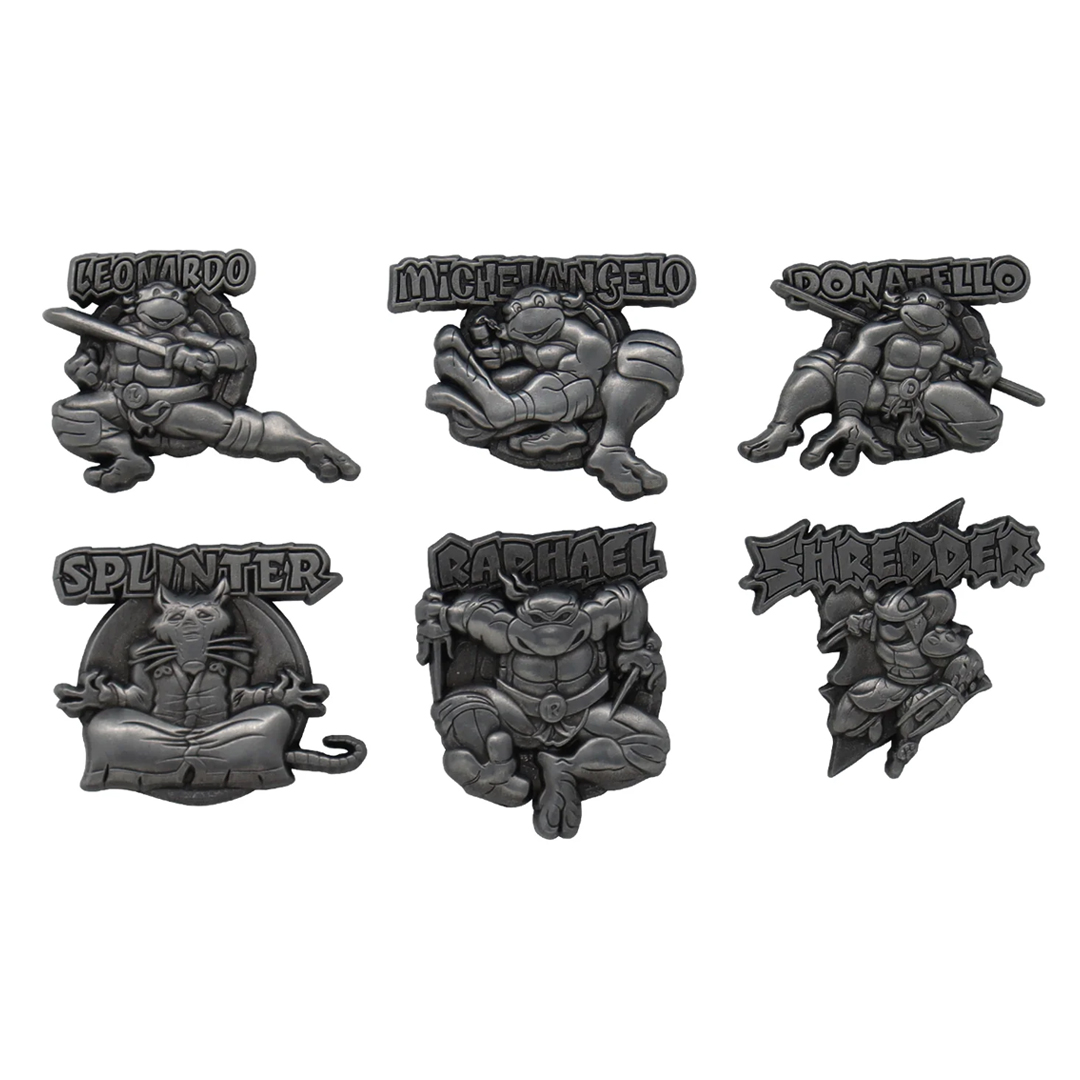 Teenage Mutant Ninja Turtles - Limited Edition Set of 6 Pin Badges - Image 2