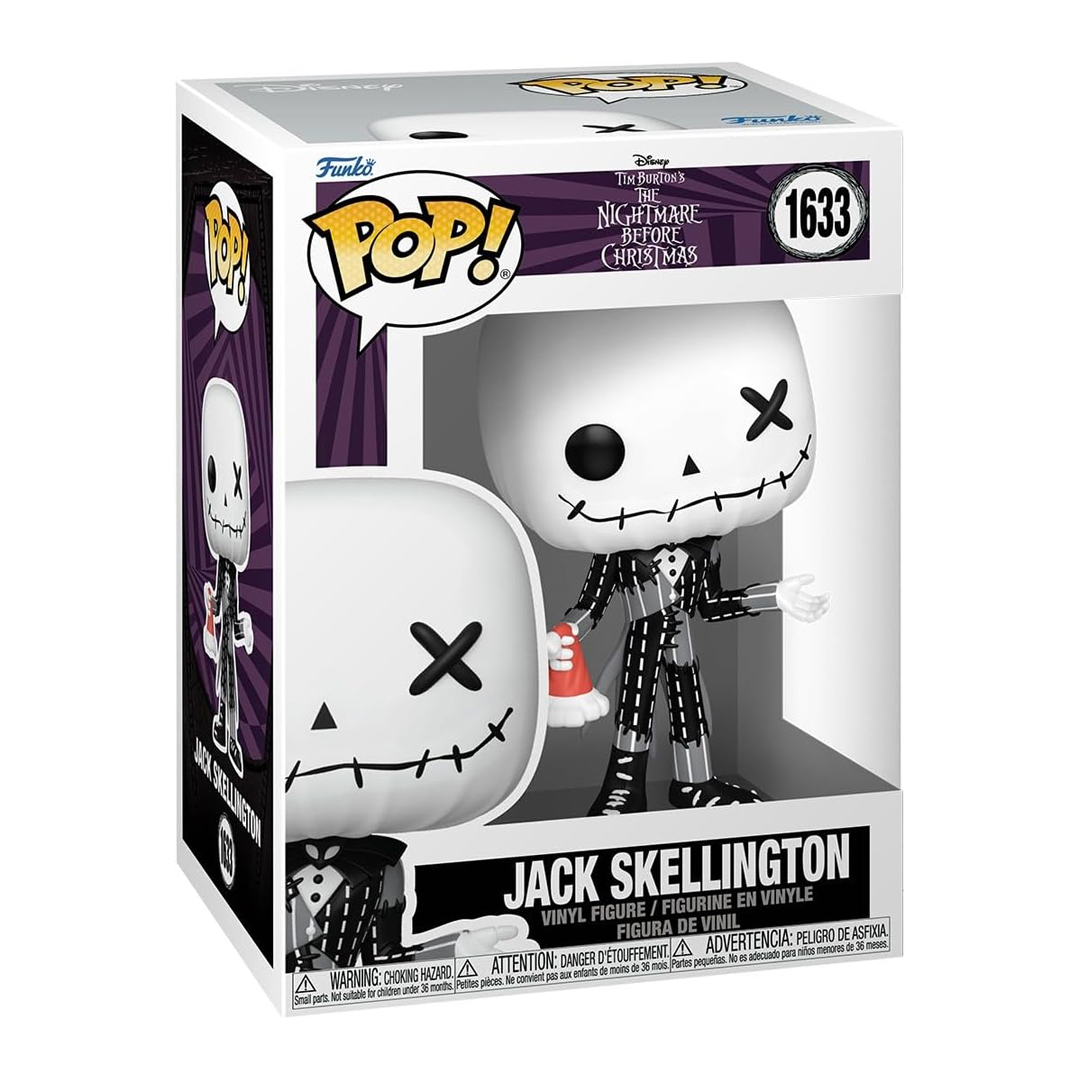 The Nightmare Before Christmas Funko POP! Vinyl #1633 Jack Skellington (Patchwork) box