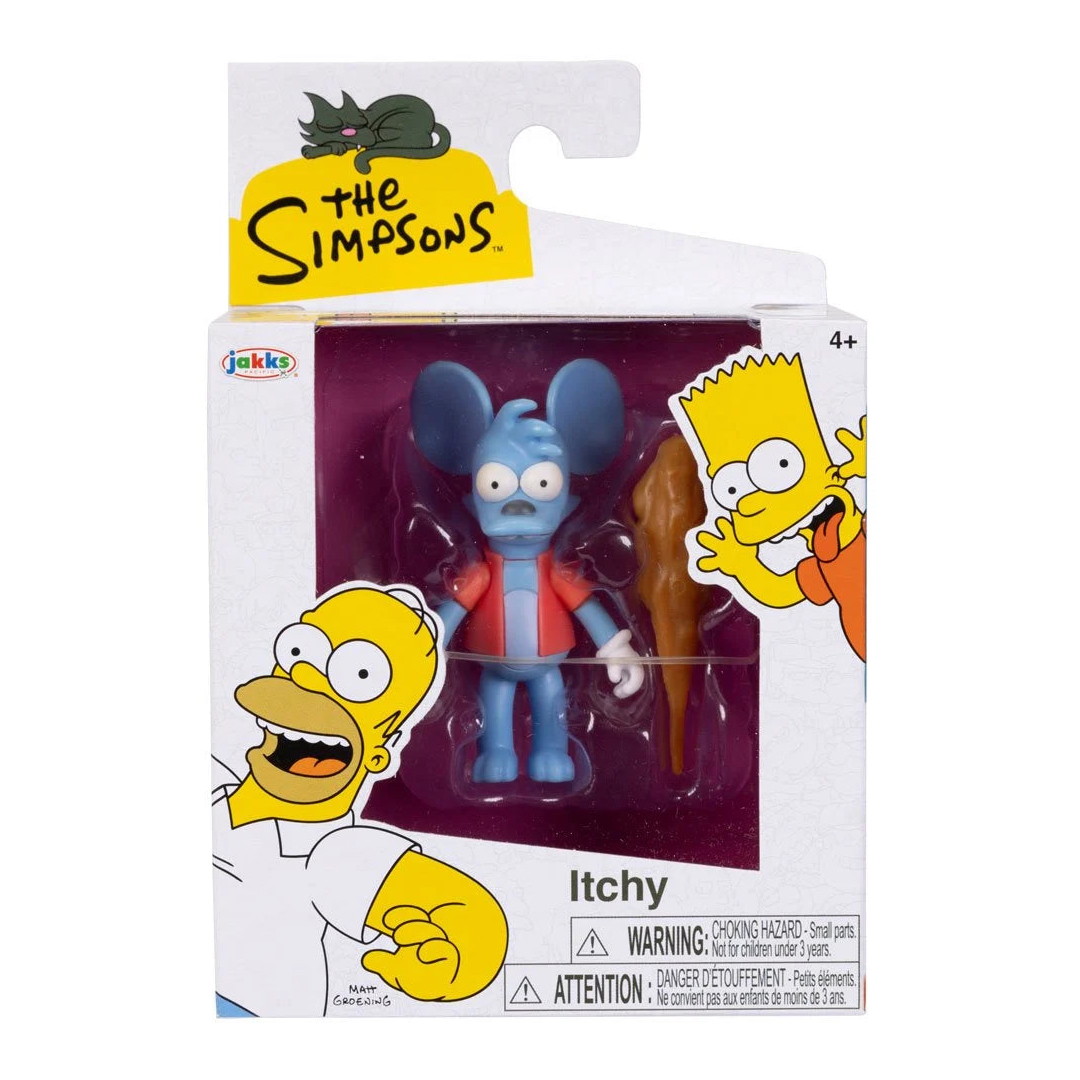 The Simpsons: Itchy with Club 2.5" Action Figure