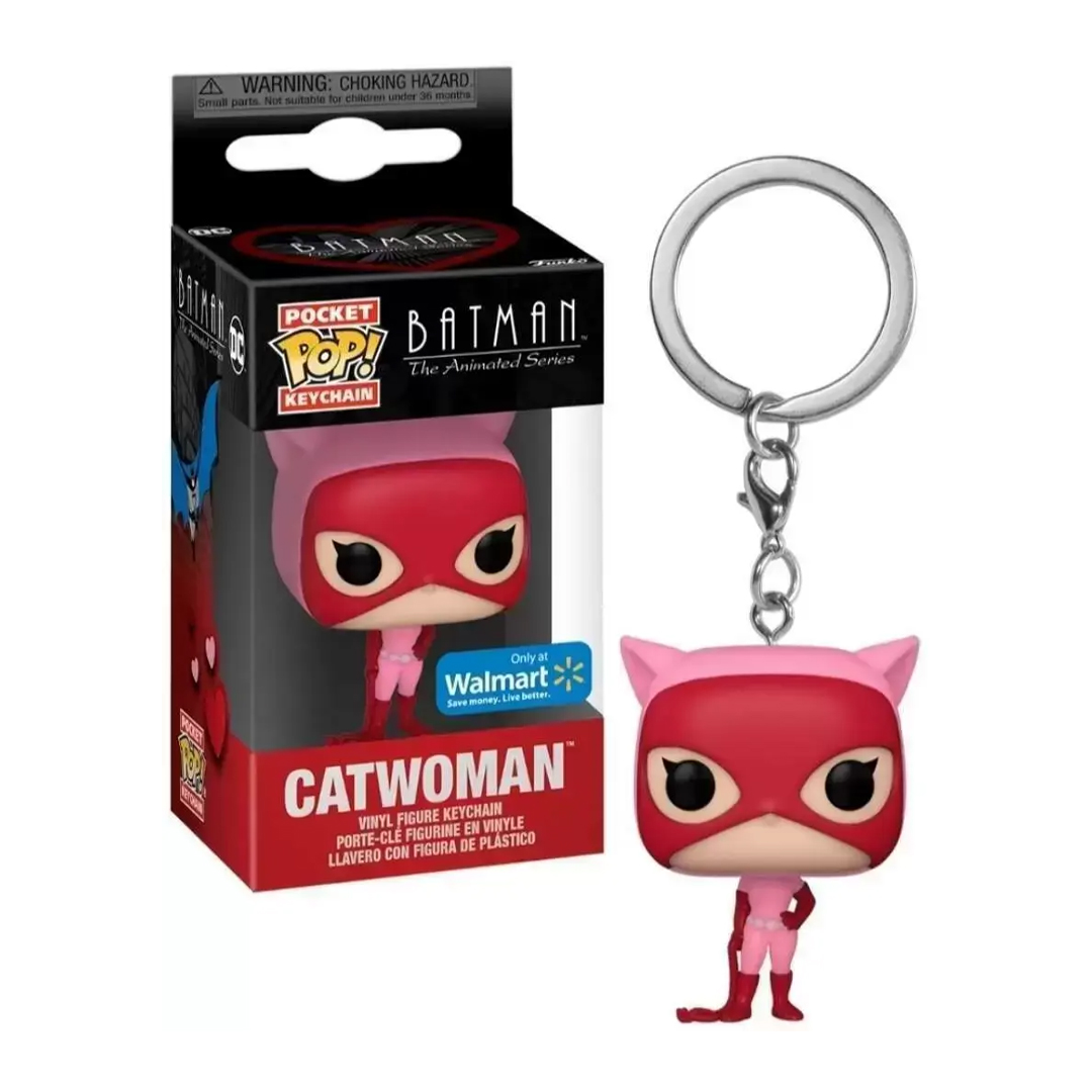 DC Funko POP! Pocket Keychain BTAS - Catwoman (Valentines) - Image 3