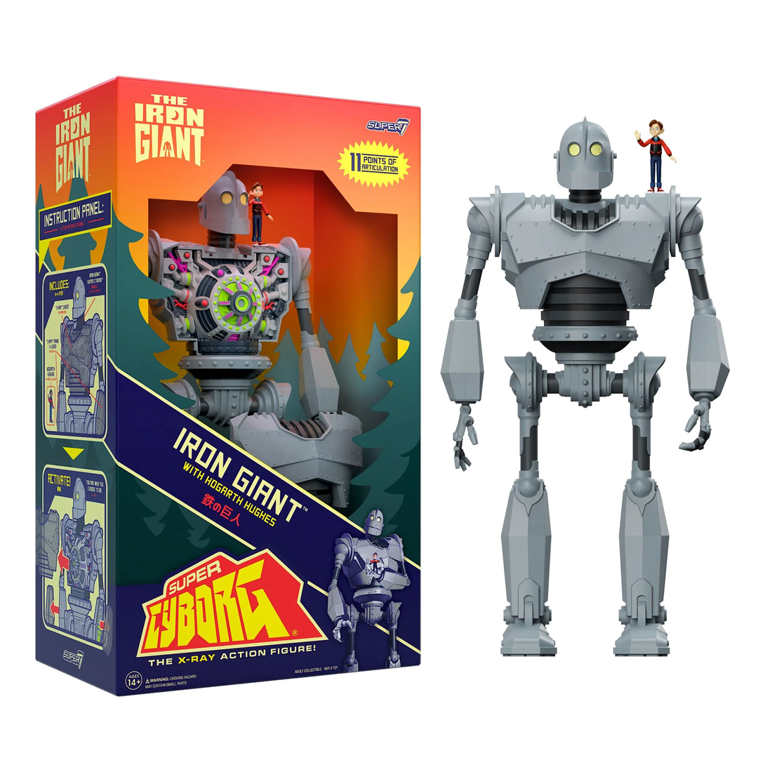 The Iron Giant Super7 Super Cyborg - Iron Giant X-Ray Action Figure - Image 7